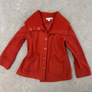 Vintage Laura Ashley Orange Wool Blend Jacket